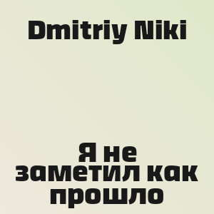 Dmitriy Niki - Я не заметил как прошло