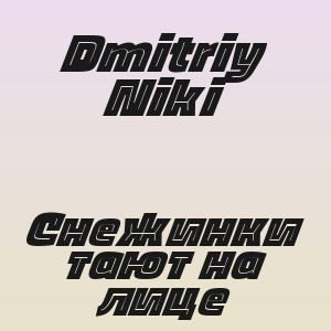 Dmitriy Niki - Снежинки тают на лице
