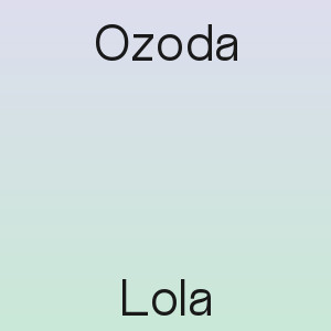 Ozoda - Lola