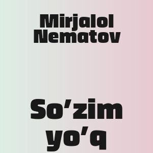 Mirjalol Nematov - So’zim yo’q