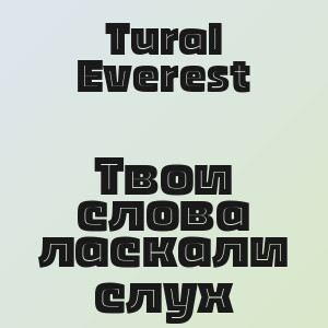 Tural Everest - Твои слова ласкали слух