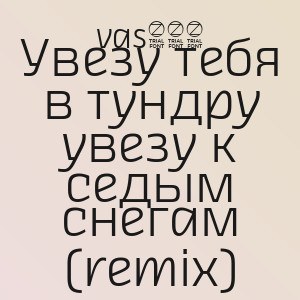 vas100 - Увезу тебя в тундру увезу к седым снегам (remix)