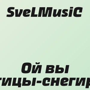 SveLMusiC - Ой вы птицы-снегири