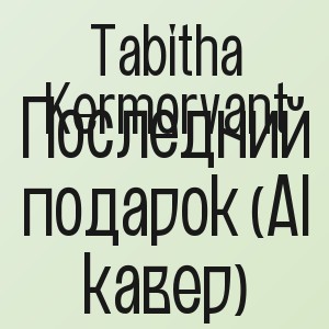 Tabitha Kermorvant - Последний подарок (AI кавер)