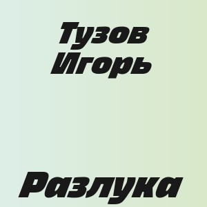 Тузов Игорь - Разлука