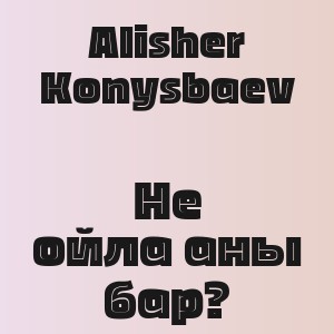 Alisher Konysbaev - Не ойлағаның бар?