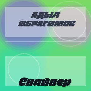 Адыл Ибрагимов - Снайпер