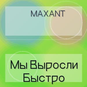 Maxant - Мы Выросли Быстро