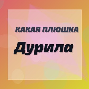 Какая Плюшка - Дурила
