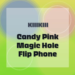 Kiiikiii - Candy Pink Magic Hole Flip Phone